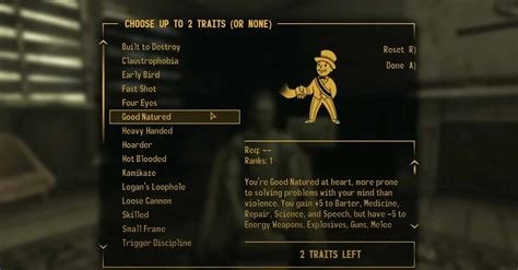 fallout new vegas good natured|best attributes fallout new vegas.